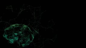 Abstract digital brain with connecting lines and dots - Powered by Shutterstock - Get 15% off with code: PIKWIZARD15