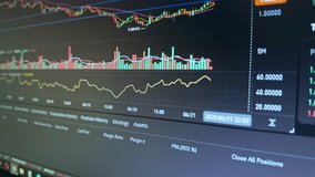 crypto trading graph and stats. displaying detailed financial trading charts, including candlestick patterns, volume indicators, and real-time market data. stock trading, cryptocurrency  investments - Powered by Shutterstock - Get 15% off with code: PIKWIZARD15