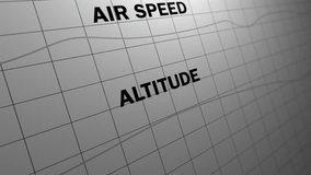 Digital Graph simulation analysing black box flight recorder data - Powered by Shutterstock - Get 15% off with code: PIKWIZARD15