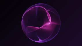 Smooth looping animation of a glowing sphere with purple gradient flow. Futuristic minimal orb with soft fluid motion. Ideal for tech, backgrounds, sci-fi, and digital visualizations. - Powered by Shutterstock - Get 15% off with code: PIKWIZARD15