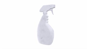 Cleaning spray bottle isolated on white - Powered by Shutterstock - Get 15% off with code: PIKWIZARD15