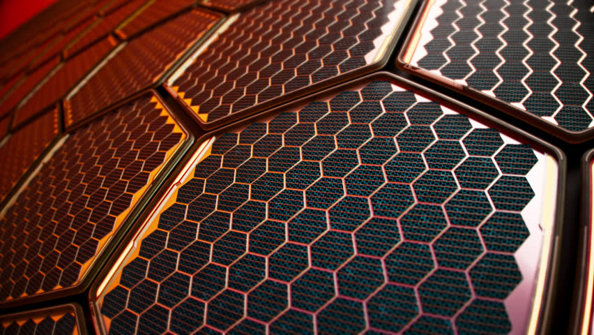 Solar Panels Powering Mars Colony