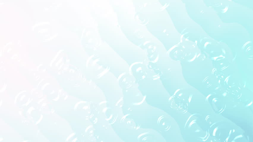 Abstract background with light blue bubbles or ripples on wavy lines resemble a pond or moving water. Great for web design, social media graphics, modern calming or zen presentation for spa and alike