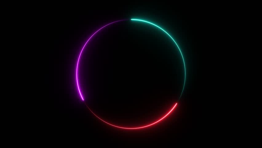 Neon glowing 65 percent off sign on black background. Abstract 65% percent text neon animation. 65% OFF and creating a stunning video. 4k video