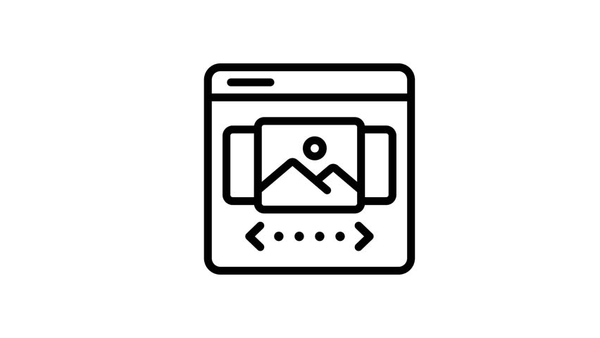 Animated Resume Portfolio Image Display