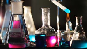 Laboratory. The chemical laboratory. The Demonstration chemical reaction. - Powered by Shutterstock - Get 15% off with code: PIKWIZARD15