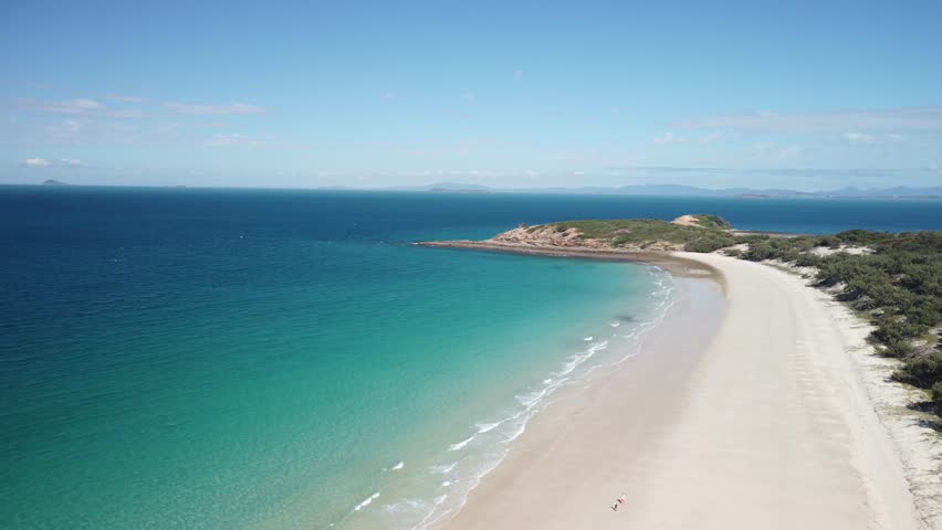 Long beach in the australian coastline