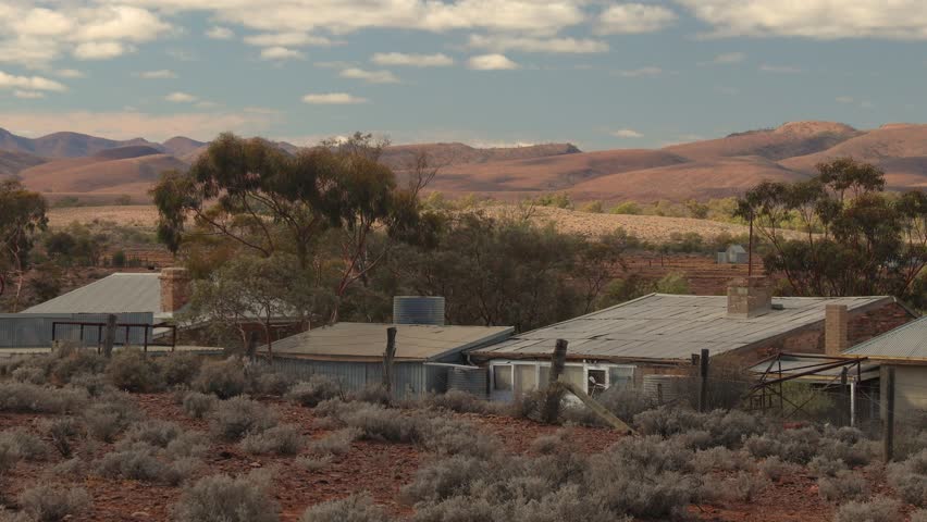 Beautiful shot of Beltana, a historic town nestled in South Australia
