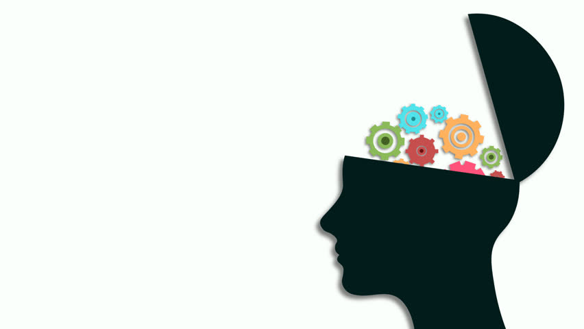 brain gear animation or intelligence
