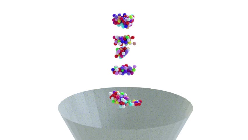 sweet candy ball. 3d and computer rendering animation video with 4k resolution.