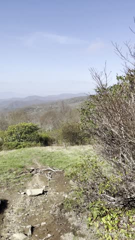 Rocky Top, hiking, vertical video, POV hiking, Great Smoky Mountains, Tennessee, nature walk, mountain trail, trail footage, hiking POV, scenic hike, outdoor adventure, mountain hiking, walking trail
