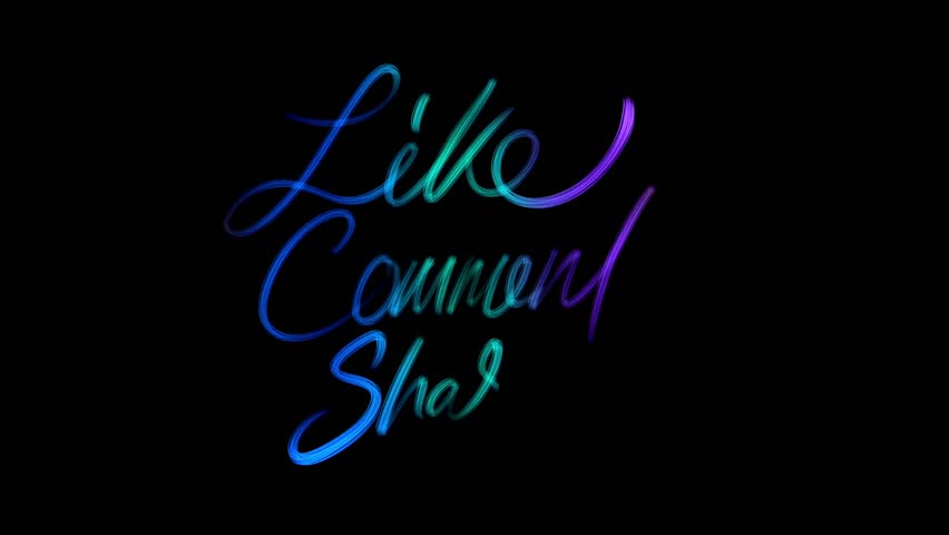 Gradient brush-style text animation featuring vibrant hand-drawn lettering. Words appear with smooth motion and glow on a black background. Suitable for motion titles and visual content.