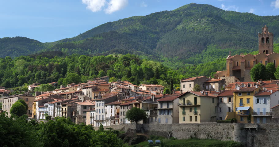 Prats de Mollo la Preste, Pyrenees Orientales, Occitania, France.