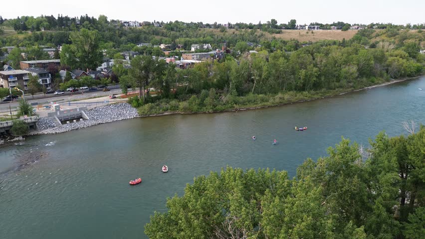 North side of Bow River - Calgary, Alberta, Canada