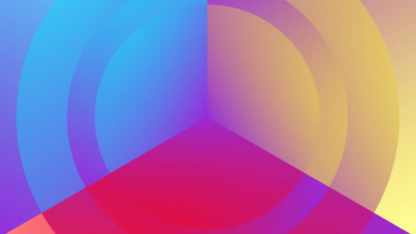 HD Flat Gradient Buildable Mindmap Pie Chart Background Animation Video