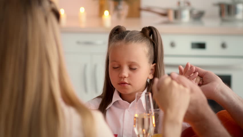 Thanksgiving celebration at home with family and children enjoying the moment