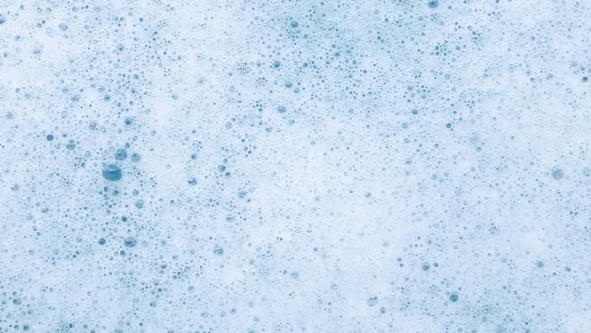 Abstract white soap foam bubbles texture background