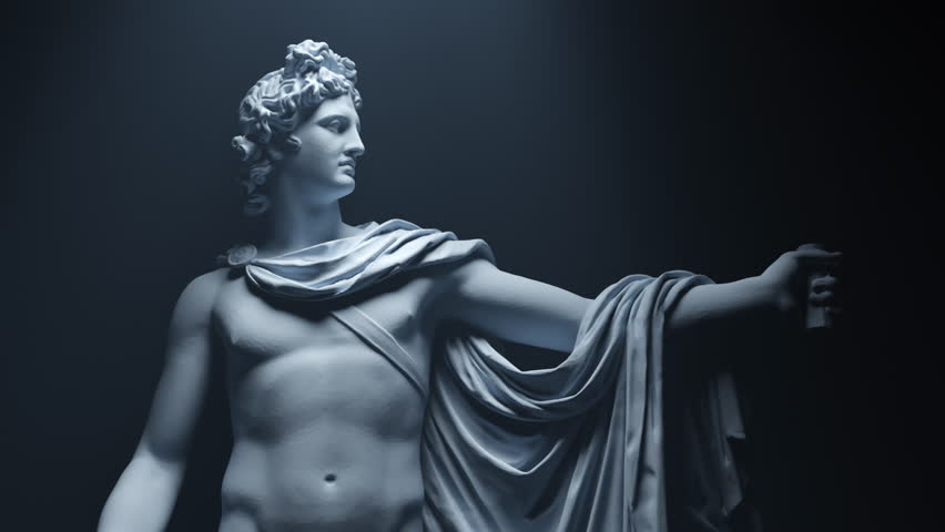 Apollo Belvedere Statue | Sculpture - 4K Video