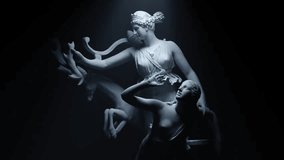 Artemis and Iphigenia Sculpture | Statue - 4K Animation - Powered by Shutterstock - Get 15% off with code: PIKWIZARD15