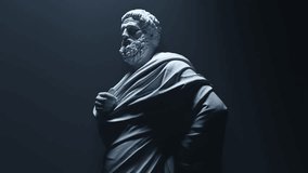 Sophocles Statue | Sculpture - 4K Footage - Powered by Shutterstock - Get 15% off with code: PIKWIZARD15