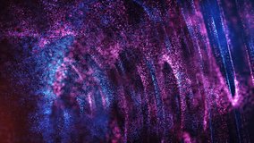 Abstract blue and pink particles flowing and swirling in dark space, creating a magical, cosmic and dreamy background. Perfect for motion graphics and futuristic design projects. Seamless loop
 - Powered by Shutterstock - Get 15% off with code: PIKWIZARD15