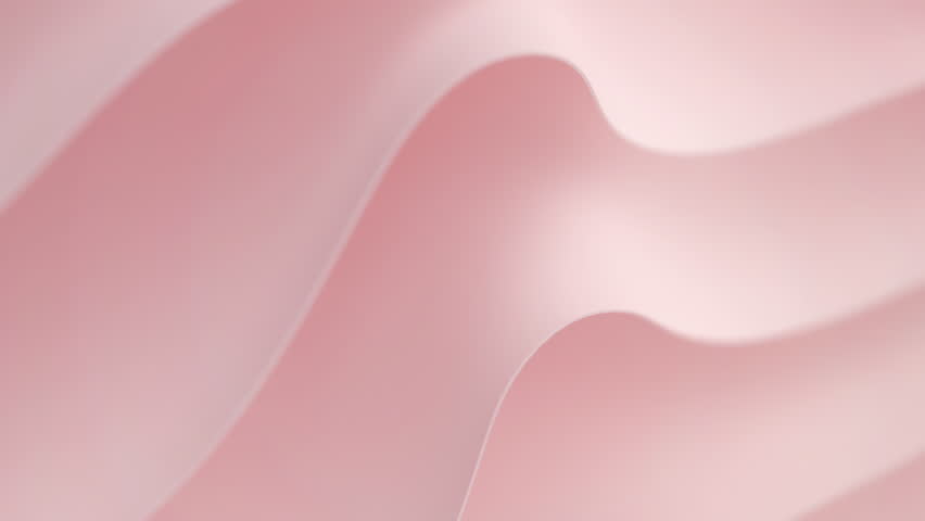Abstract layered tenderness pink red silk background luxury wave cloth satin pastel color fabric in layers. Rose liquid wave beige wavy fluid texture. Fluttering material 3D animation design wallpaper