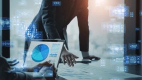 Group of business people meeting and digital technology concept - Powered by Shutterstock - Get 15% off with code: PIKWIZARD15