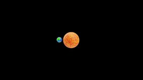 3D Animation of Planet orbiting glowing sun - Powered by Shutterstock - Get 15% off with code: PIKWIZARD15