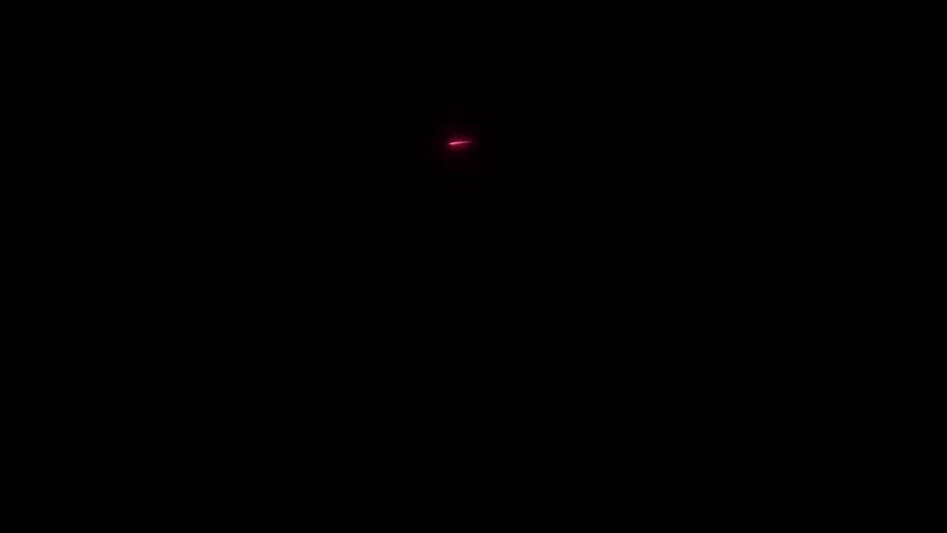Modern flickering glowing neon letter J animation.