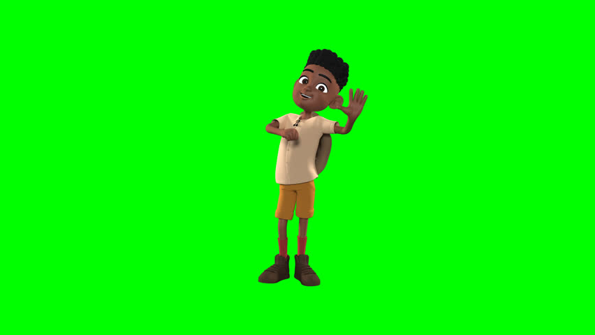 Zuno Trek Hi5 Gesture – 3D Green Screen Animation for Digital Use A 3D green screen animation of Zuno Trek doing a dynamic hi5 action. Ideal for marketing, explainer videos, or digital motion assets.