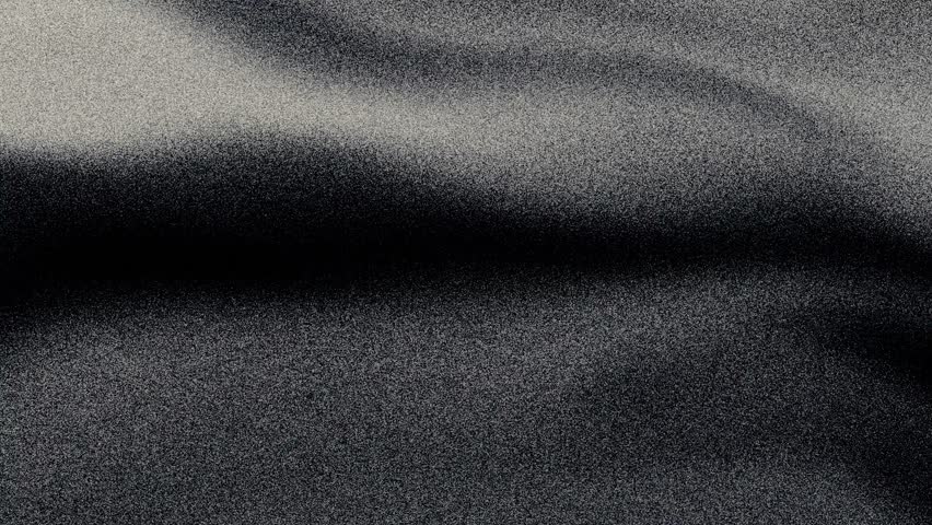 4k seamless loop animation - Abstract black and white grainy texture with fluid waves. 70s retro, trippy, distortion overlay effect. Background Lo-fi grain noise, digital art, modern graphics