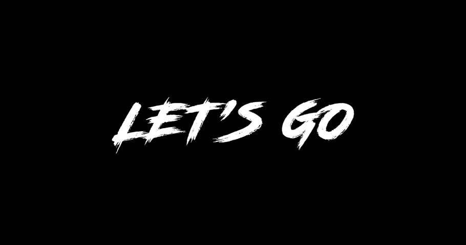 Lets Go Neon Text Animation Cyberpunk Style Animation