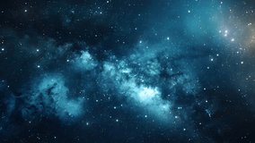 A mesmerizing zoom-in animation of a star-filled galaxy with twinkling stars and cosmic clouds, perfect for sci-fi or meditation backgrounds. - Powered by Shutterstock - Get 15% off with code: PIKWIZARD15