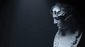 Bacchus Bust - Statue | Sculpture - 4K Video  - Powered by Shutterstock - Get 15% off with code: PIKWIZARD15