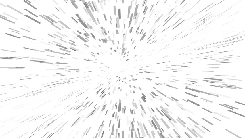 Dynamic white burst background with abstract speed lines. Perfect for sci-fi edits, warp speed transitions, anime-style motion effects, and high-energy video content.
