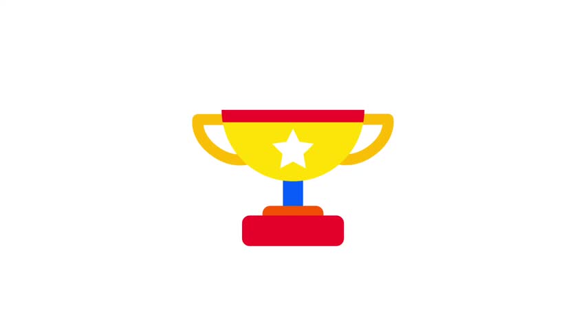 A stylized golden trophy cup with a star at the center, representing championship and ultimate recognition of excellence