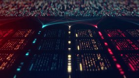 Big Data Analytics Neural Network Data Flow Visualization, AI Machine Learning, Quantum Computing, Binary Code Digital Grid, Futuristic Artificial Intelligence Technology Abstract Background - Powered by Shutterstock - Get 15% off with code: PIKWIZARD15