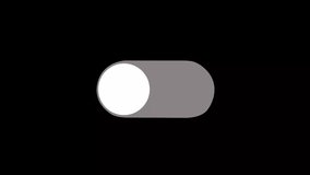switch on, switch off control icon animation 4K video on green background. Power digital button. Click control. Turning off animation.  - Powered by Shutterstock - Get 15% off with code: PIKWIZARD15