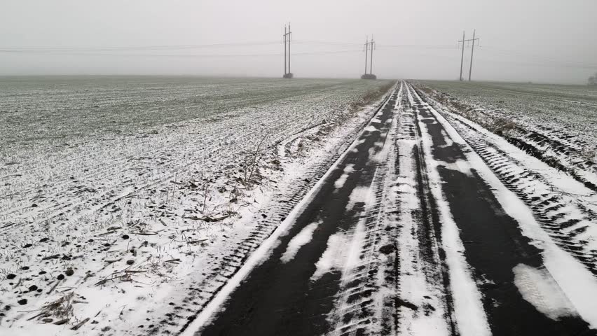In Ukraine, there is black soil, which is easily washed away by rain and makes dirt roads impassable.