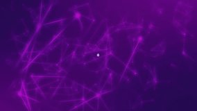 Headset icon appearing on purple mesh extending lines to chart and user nodes, mapping network. Technology, connectivity, digital, network, innovation, data, communication - Powered by Shutterstock - Get 15% off with code: PIKWIZARD15