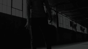 Businessman entering hall, walking causing financial charts data grids animating upward descending. Corporate, finance, technology, analytics, modern, professional, data - Powered by Shutterstock - Get 15% off with code: PIKWIZARD15