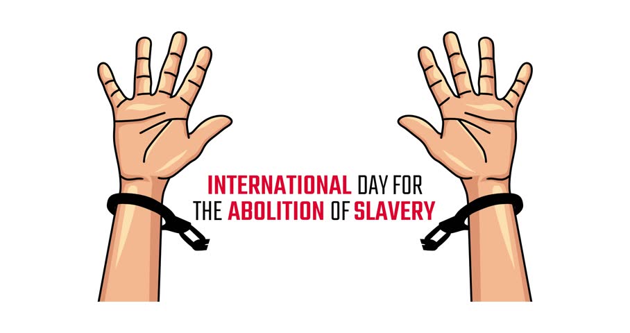 international day for the abolition of slavery motion video, ideal for international day for the abolition of slavery celebration