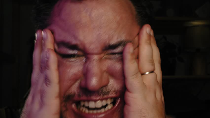 Depression and problems. A grown man sorts things out. Screams, swears and cries.