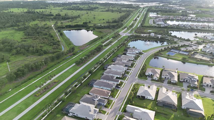 Lorraine Road in Lakewood Ranch just north of University Road in Florida