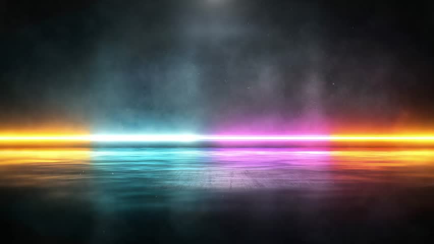 3D animation of  Game Over glow glitch text effect with sci fi digital cinematic title abstract background. Ending cover for intro, title banner. colorful retro gaming console style.