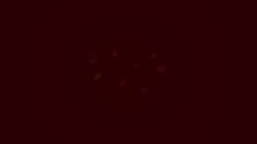 Margherita pizza in motion - promote your pizzeria with glowing glass space for titles, offers or prices