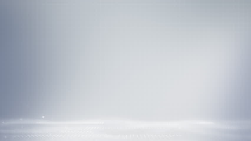Clean White Gradient Technology Background with Subtle Particle Glow