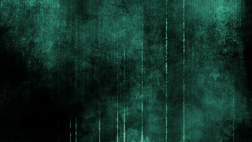 Looping animated background black and blue green grunge abstract 