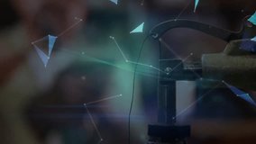 Metalworker igniting torch and morphing polygons into rotating hologram globe showing tech fusion. Technology, innovation, craftsmanship, holography, precision, industry, creativity - Powered by Shutterstock - Get 15% off with code: PIKWIZARD15