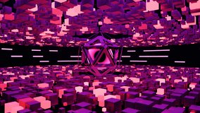 Sci Fi Wormhole Effect: Rotating Cubes and Polyhedron - 3D Futuristic Background Animation - Powered by Shutterstock - Get 15% off with code: PIKWIZARD15